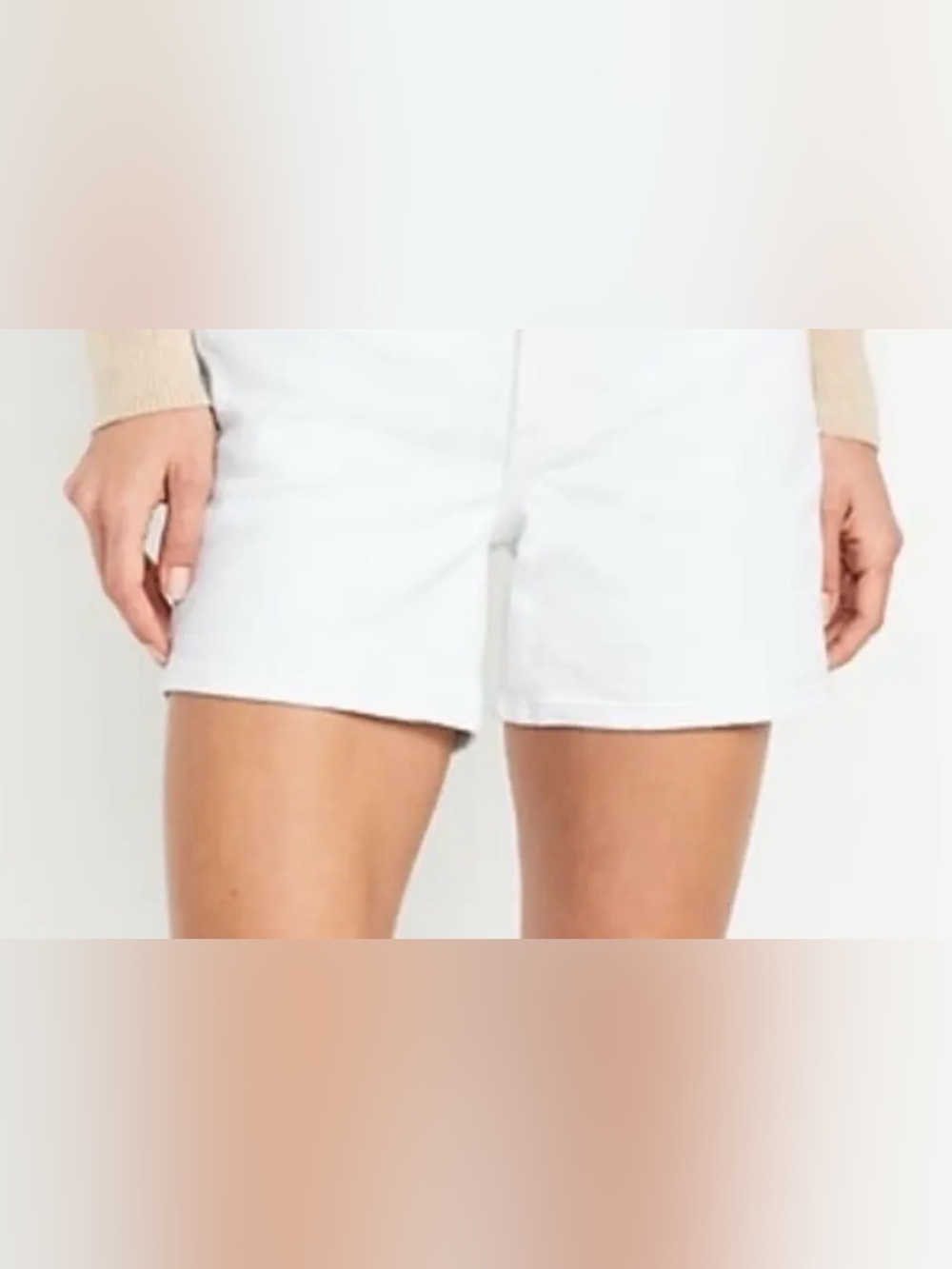 Old Navy White Chino Shorts Cotton size 12